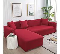 Couverture de canapé en Forme de L élastique Forchaise Longue Anti-Scratch Cat Protection s'adapte à 190-230 cm de côté Gauche et Droit et décoration de Maison élégante