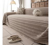 Couverture de canapé en peluche résistante aux rayures pour chat Housse épaisse lavable en machine Ensemble modulaire 2-4 places Protection C 180 x 180 cm