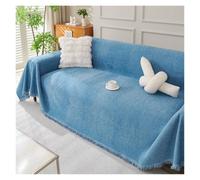 Couverture de canapé moderne chenille, 1 2 3 4 places en forme de L | Housse de canapé d'angle, housse de canapé antidérapante de couleur unie, couverture polyvalente une pièce(3,230*420cm)
