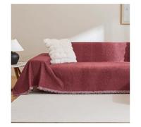 Couverture de canapé moderne chenille, 1 2 3 4 places en forme de L | Housse de canapé d'angle, housse de canapé antidérapante de couleur unie, couverture polyvalente une pièce(12,230*380cm)