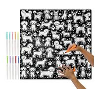 Couverture de canapé - Textile imprimé animal de style marqueur mignon, drap de couverture en peluche, couche de tissu intérieur confortable, enveloppe chaude et relaxante décorative pour la ferme,
