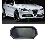 Couverture de capteur ACC de Radar inférieur de Pare-Chocs Avant de Voiture pour Alfa Romeo Stelvio 2017 +, Accessoires extérieurs Noir ABS