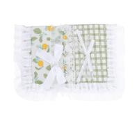 Couverture de Carnet en Tissu A5 avec Dentelle, Amovible, Élégante | Protection pour Cahiers et Agendas, Toucher Confortable, Style Fait Main, Finition Raffinée