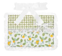 Couverture de Carnet en Tissu Polyester à Bordure en Dentelle | Aspect Délicat, Résistance à L’usure, pour Journaux et Cahiers D’école, Bureau et Usage Quotidien
