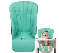 COUVERTURE DE CHAISE HIGH Baby - Protecteur de siège en cuir de 15 pouces pour coussin sans glissement, rembourrage confortable avec étanche pour chaise de salle à manger pour tout-petits, rem