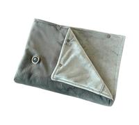 Couverture de châle chauffée, 3 réglages de chaleur, 150x80 cm, couverture électrique portable, enveloppe de chauffage rechargeable, toison ultra douce, pour home studio intérieur