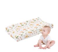 COUVERTURE DE CHANGEMENT DE LA LIEUR IMPRÉPRÉE - Coton de la couche pour bébé en coton mou en coton | Modèle imprimé mignon respirant, 32 "x 16" coussinets avec ajustement universel, parfait pour les