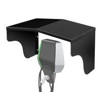 Couverture de chargeur de véhicule pour montage mural - Toit du port du chargeur de véhicule - Couverture du port de charge mural pour équipements électriques, accessoires de protection