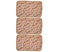 Couverture de Chat, 3pcs Coral Fleece Pet Couverture pour Animaux de Compagnie Couverture pour canapé Superbe Couverture Douce Mat de Sommeil Chaud pour Petit Chien Moyen (L)