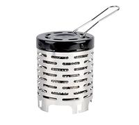 Couverture de chauffage de poêle, Mini protecteur chauffage Portable pour Camping en plein air randonnée voyage argent, couverture d'outil