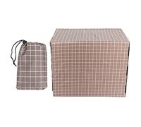 Couverture de chenil pour Chien, Anti-moustiques, Cage Oxford, caisses en Fil métallique, Abat-Jour réglable pour Caisse d'extérieur pour Animaux de Compagnie (Largo: 42 pulgadas)