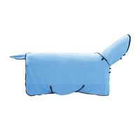 Couverture de cheval en polyester avec housse amovible, couverture d'hiver pour chevaux, ajustement réglable, lavable en machine à 30 °C, surface douce et veloutée pour une chaleur et un confort