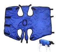 Couverture de chèvre imperméable avec Sangles réfléchissantes - Manteau de Protection ventral épais Coupe-Vent pour chèvres, agneaux et Chevaux - Couvertures chèvre