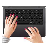 Couverture de clavier à ongles longs | Silicone surélevé - Couverture de protection de clavier - Pour femmes et filles, auteurs professionnels, école, bureau, salle de jeux et studio