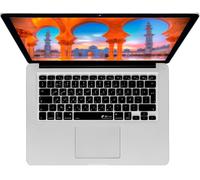 Couverture de clavier arabe noir pour MacBook Pro/Air