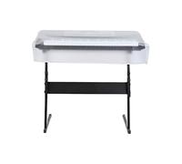 Couverture de clavier de piano transparente pliable pour 88/76/61 touches, étanche à la poussière et à l'eau