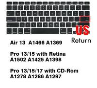 Couverture de clavier pour Macbook Air 13 11 Pro 14/16 M1 Touch Bar 15 12 Retina,en Silicone,A2179 A2337 A2338 A2442 US EU - Type US Air Pro 13 15 17