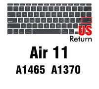 Couverture de clavier pour Macbook Air 13 11 Pro 14/16 M1 Touch Bar 15 12 Retina,en Silicone,A2179 A2337 A2338 A2442 US EU - Type US Air 11