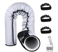 COUVERTURE DE CLIDICATEUR - Sleeve de protecteur de tuyau AC étanche | Enveloppe de tube durable universel pour le jeu de ligne de tuyaux HVAC extérieure | Kit de revêtement d'isolation du conduit rés