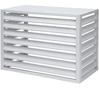 Couverture de climatisation extérieure en aluminium, couverture de pompe à chaleur, antivol, protection de la vie privée, belle, durable, ne se déforme pas facilement, facile à nettoyer/, ma