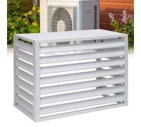 Couverture de Climatisation, Support de Climatisation de Clôture pour Usage Extérieur Housse pour Unité Extérieure de Climatisation pour Unité Extérieure Balcon de Jardin ( Color : White , Size : 1.5p