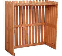 Couverture De Climatiseur En Bois Support De Plante Rustique, Stores De Coquille De Climatisation Couverture De Climatisation En Bois Couvertures AC For Unités Extérieures (Color : Orange, Size : 85