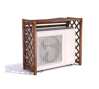 Couverture De Climatiseur Extérieur Caché Étagère À Fleurs De Climatisation À Persiennes Écran De Clôture De Climatisation En Bois Support De Climatiseur (Size : L100 X W43 X H94cm)