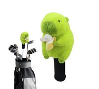 Couverture de club - Funny Plush Animal Driver Gesnover | Pussato protecteur de dessin animé mettant un accessoire vert pour hommes, femmes, papa, père, petit ami, cadeau de golfeur, décoration