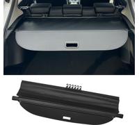 Couverture De Coffre De Voiture Rétractable Pour Ford Edge Étagère De Coffre Arrière Étagère De Bagages Écran De Sécurité Pare-Soleil, Toile, Fibre De Carbone Noire