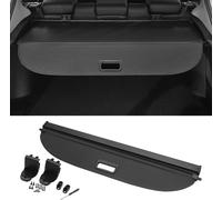 Couverture De Coffre De Voiture Rétractable pour Mazda Cx-30 2020-2024 Étagère De Coffre Arrière Pare-Soleil De Sécurité Pour Bagages, Avec Accessoires Noir Fibre De Carbone