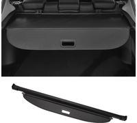 Couverture De Coffre De Voiture Rétractable Pour Mazda Cx-90 2024 Étagère De Coffre Arrière Étagère De Bagages Écran De Sécurité Pare-Soleil, Toile, Fibre De Carbone Noire