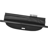 Couverture De Coffre De Voiture Rétractable pour Mitsubishi Outlander 2022 2023 Étagère De Coffre Arrière Étagère De Bagages Écran De Sécurité Pare-Soleil, Fibre De Carbone Noire