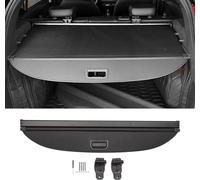 Couverture De Coffre De Voiture Rétractable Pour Nissan Kicks 2018-2024 Étagère De Coffre Arrière Étagère De Bagages De Sécurité Pare-Soleil, Toile, Fibre De Carbone Noire