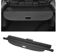Couverture De Coffre De Voiture Rétractable Pour Volvo Xc90 2003-2014 Étagère De Coffre Arrière Étagère De Bagages Écran De Sécurité Pare-Soleil, Toile, Fibre De Carbone Noire