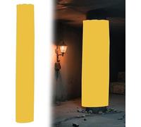 Couverture de Colonne décorative for Poteau sous-Sol, Rembourrage Basket-Ball 4 Pieds Haut for Aires Jeux/auvent/poteaux Lampe, Protecteur en Mousse Toutes Saisons(Yellow,Dia 7in)