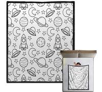 Couverture de coloriage pour - 149,9 x 127 cm, douce et lavable, projet artistique créatif, couverture de coloriage pour et adultes | pour la Saint Valentin Activités familiales Vacanc