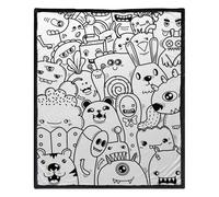 Couverture de coloriage pour - 150 x 127 cm, Couverture Chaude et résistante, Lavable, pour Adultes, Adolescents et Femmes | Article créatif Gratuit, idéal pour, Hiver et Diva