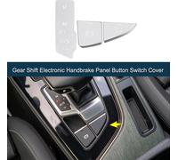 Couverture De Commutateur Bouton Panneau Frein š€ Main šŠlectronique Changement Vitesse Pour A5 A4L 2020-2024 Console Centrale Garniture IntšŠrieure Capuchon Ton Argent 1 Ensemble