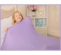 Couverture de compression sensorielle | Drap de lit en lycra pour enfants et adultes | Sensation relaxante profonde, libération d'ocytocine | Aide à soulager : SPD, anxiété, TDAH, autisme et plus |