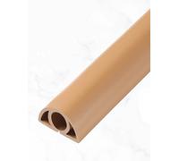 Couverture de Cordon de Plancher 10FT, Plancher de Cache-Cordon en, Plancher Protecteur de Cordon en PVC Souple, Cache-couvertures de Fil de Sol d'extension for Cordons(Color2-w2.5cm)