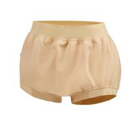 Couverture de couche pour adultes imperméable, sous-vêtements en plastique d'incontinence réutilisables, couches en caoutchouc absorbantes anti-fuites taille haute, beige#a, XXL