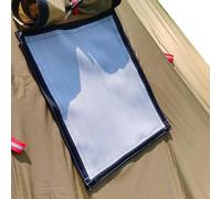 COUVERTURE DE COUPE DE COUPE CHIE - Bouclier thermique, protecteur ignifuge | Accessoire de ventilation de tente, joint de cheminée pour le camping extérieur, tissu résistant imperméable, Utilisation