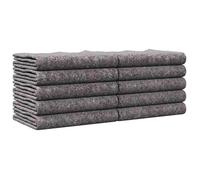 Couverture de déménagement - vidaXL - 150x200 cm - Gris - Lot de 10 - Tissu doux - Insonorisante - Style industriel