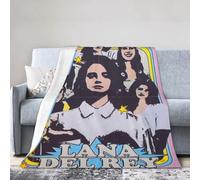 Couverture De Dessin Animé Lana Del Rey, En Flanelle Douce Et Légère, Décoration De Chambre Pour Canapé-Lit,