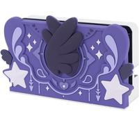 Couverture de dock Switch en silicone souple,façade anti-rayures,coussinets de manche,compatible avec la station de recharge Switch/OLED-Série Star Wings,version sombre