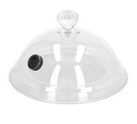 Couverture de dôme Cloche fumer, couvercle de dôme transparent pour infuseur infuseur couvert de dôme fumé pour les bols d'assiettes de pulvérisateur de fumeurs