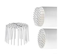 Couverture de drain, maille anti-rongeurs en acier inoxydable 304, grille d'aération pour salle de bain, filtre de drain de sol en PVC pour tuyau d'égout de hotte aspirante (110 tubes)