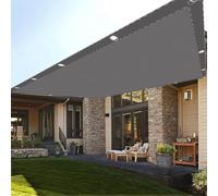 Couverture de Écran Jardin 1.6 x 2.8 m UV Protection avec Oeillets Tissu Polyester Multi Couleur et Taille Toiles D'Ombrages pour Terrasses Balcons et Jardins, Gris Clair