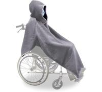 Couverture De Fauteuil Roulant D'hiver Chaude Pour Tout Le Corps,Cape De Fauteuil Roulant,Poncho Avec Capuche,Couverture Thermique De Voyage Pour Temps Froid Pour Temps Froid Mobilité Réduite B