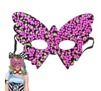 Couverture De Fête Pour Adultes Masquerade | Décoration Papillon Brillante Demi,Couvre-Visage de Mascarade Élégant,Pour Tenue Halloween Fête Carnaval Noël Croisière Cosplay Clubs Nocturnes Festival